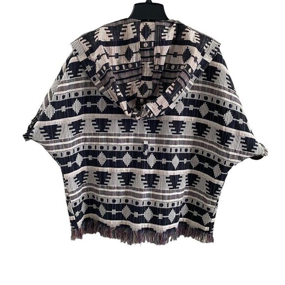 Bb Dakota Aztec Print Open Cardigan Jacket Womens Size S Small - Picture 2 of 6